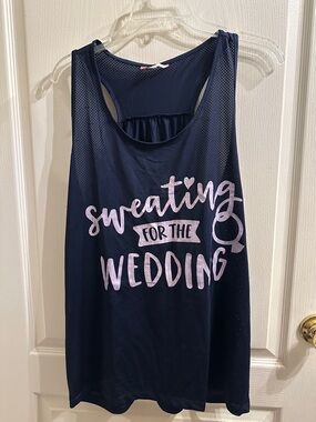 Miss to Mrs. “Sweating for the Wedding” Workout Tank